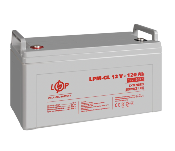 Акумулятор гелевий LogicPower LPM-GL 12V-120Ah