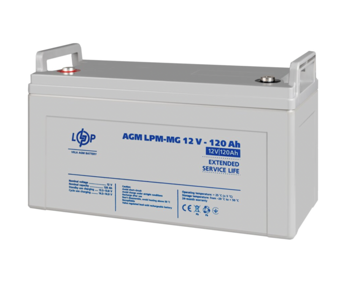 Акумулятор мультигелевий LogicPower LPM-MG 12V-120Ah