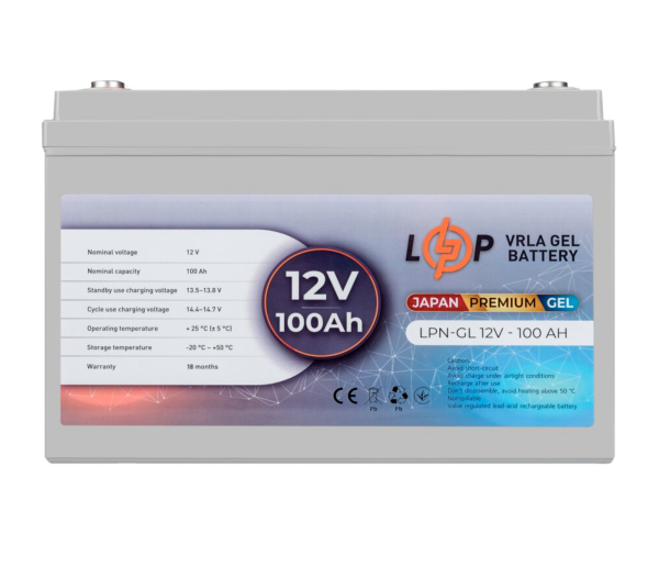 Аккумулятор гелевый LogicPower LPN-GL 12V-100 Ah