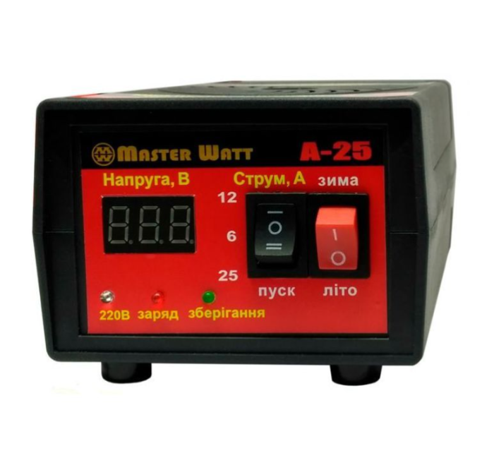 Автоматичний зарядний пристрій Master Watt 12В 25А