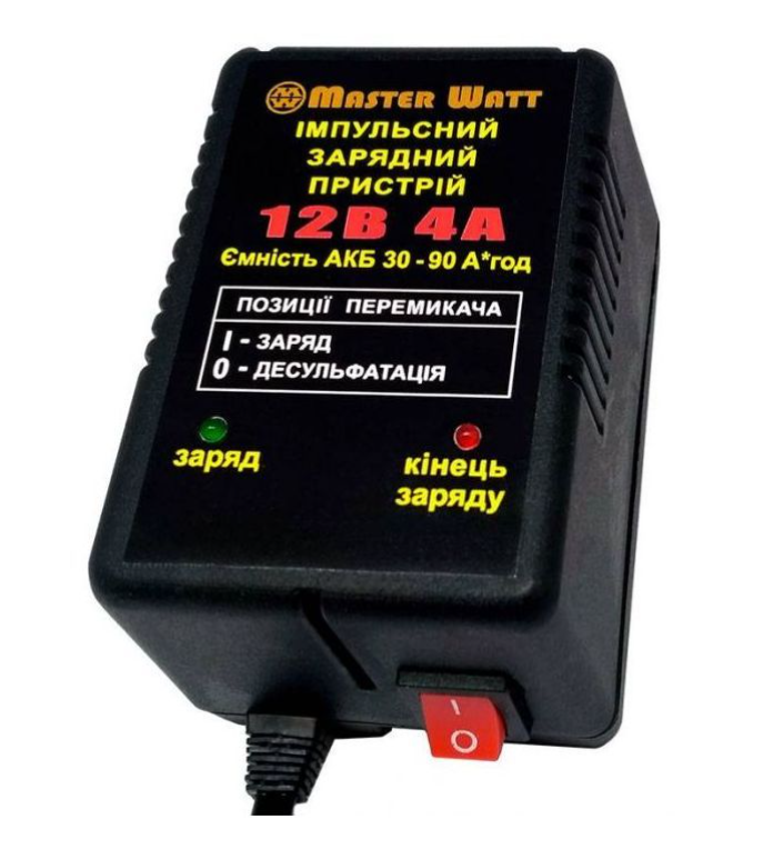 Імпульсний зарядний пристрій Master Watt 12В 4А