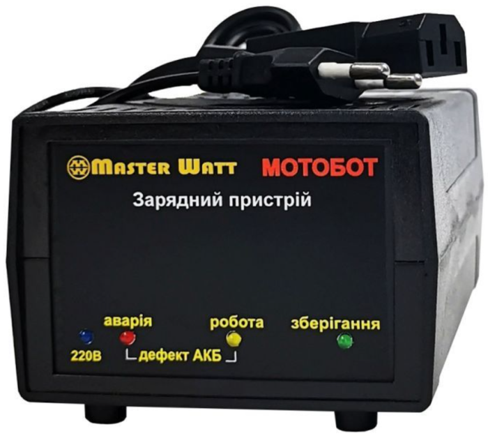 Автоматичний зарядний пристрій Master Watt Мотобот 60В 2.2А