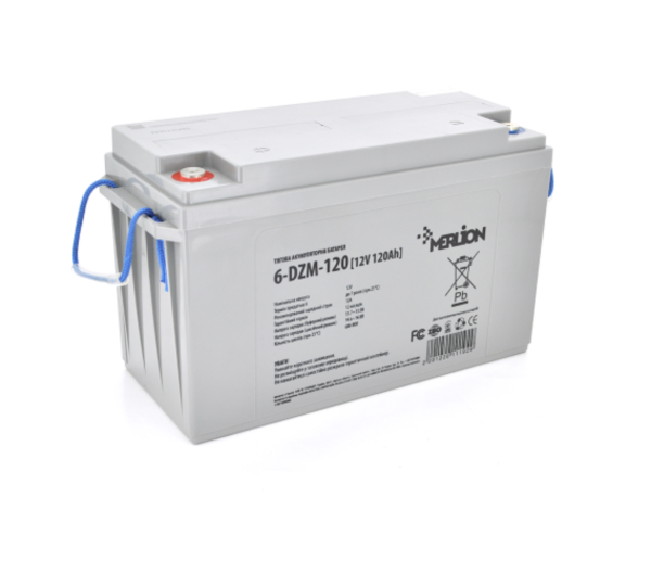 Тяговый аккумулятор Merlion 6-DZM-120 12V 120Ah (AGM)