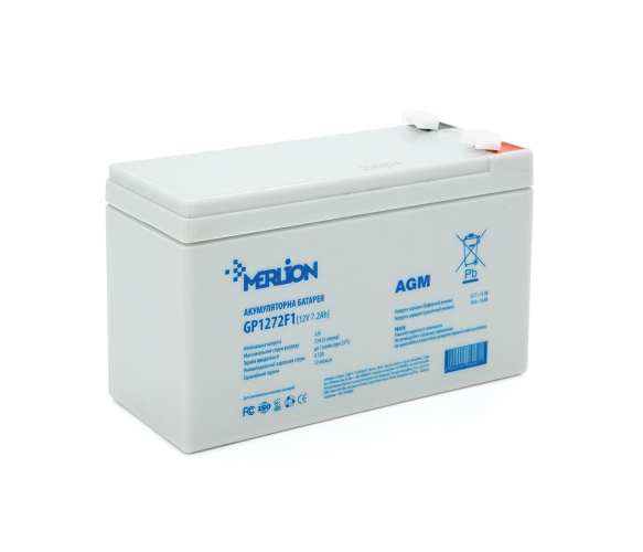Акумуляторна батарея Merlion AGM GP1272F1 12V 7.2Ah