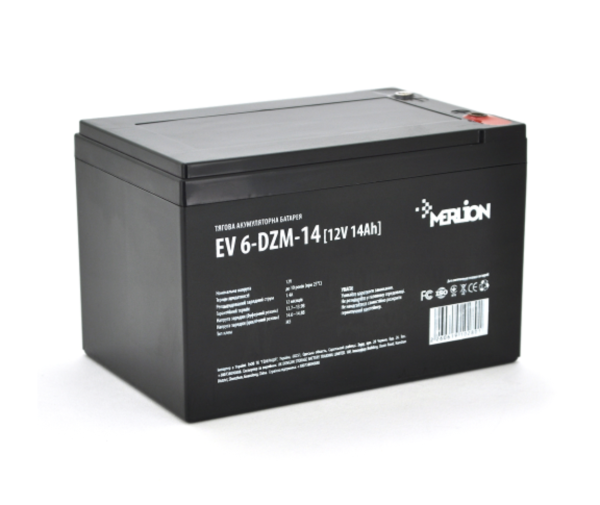 Тяговый аккумулятор Merlion EV 6-DZM-14 12V 14Ah (AGM)