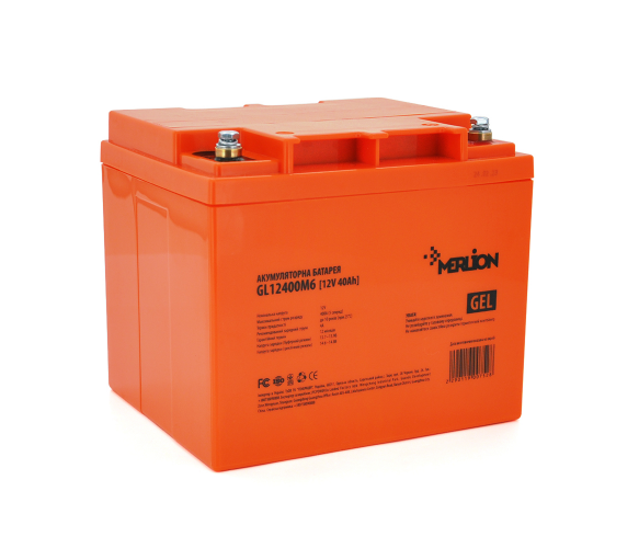 Акумуляторна батарея Merlion GEL GL12400M6 12V 40Ah