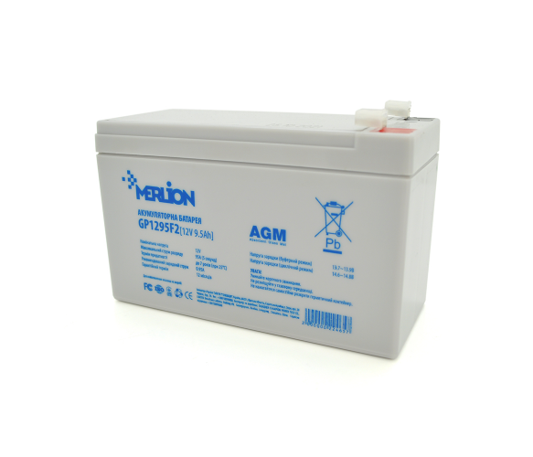 Акумуляторна батарея Merlion AGM GP1295F2 12V 9.5Ah