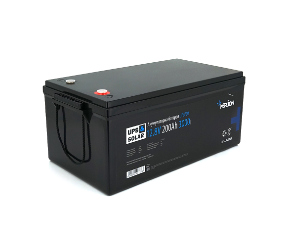 Літієвий АКБ Merlion LiFePO4 12.8V 200AH (4S1P/BMS-100A)