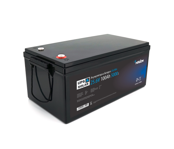 Літієвий АКБ Merlion LiFePO4 25.6V 100AH (8S2P/BMS-100A)
