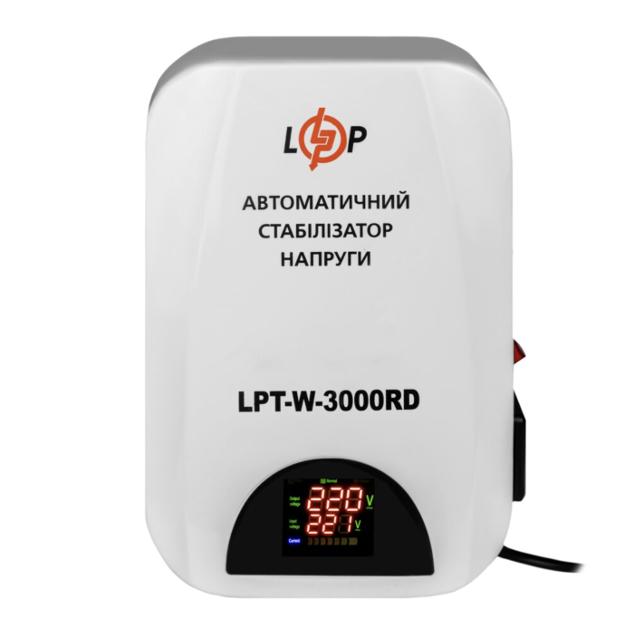 Стабілізатор напруги LogicPower LPT-W-3000RD (2100Вт)