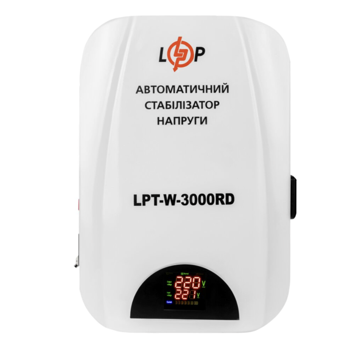 Стабілізатор напруги LogicPower LPT-W-3000RD (2100Вт)