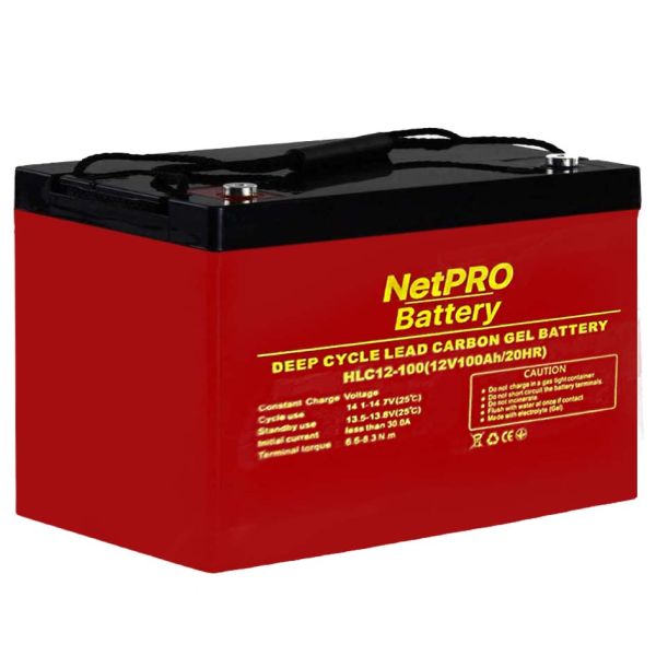 Аккумулятор NetPRO HLC 12-100 (12V/100Ah carbon GEL)