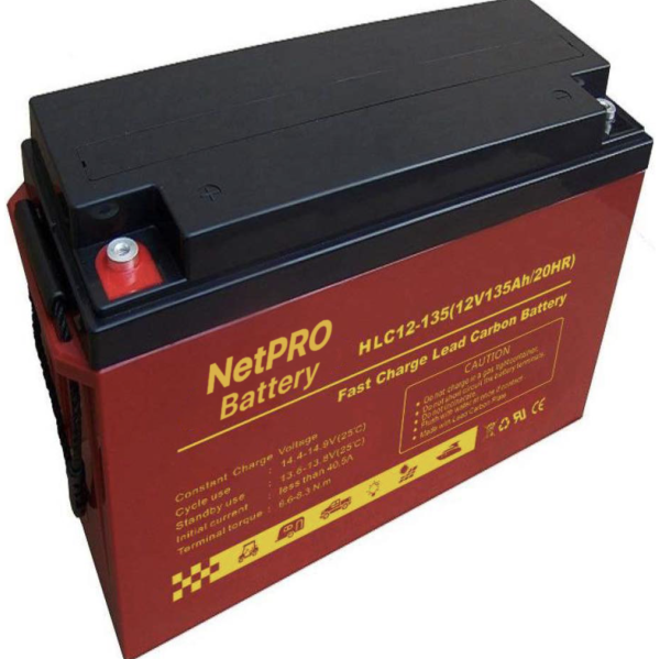 Аккумулятор NetPRO HLC 12-135 (12V/135Ah carbon GEL)