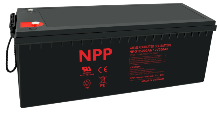 Акумуляторна батарея NPP NPG 12-200 (GEL)