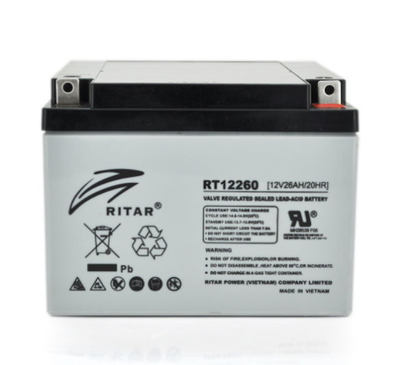 Аккумуляторная батарея Ritar AGM RT12260 12V 26Ah