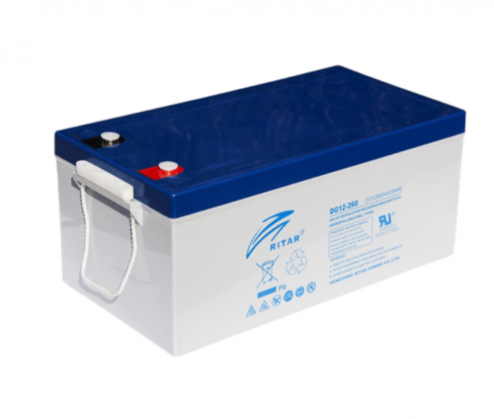 Акумуляторна батарея Ritar GEL DG12-260 12V 260Ah