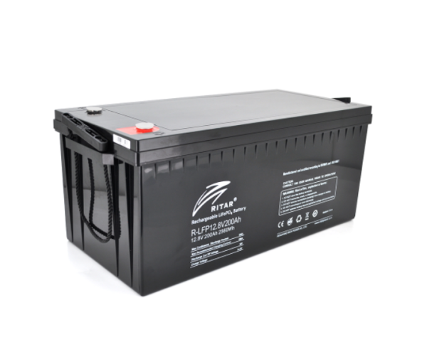 Литий-железо-фосфатный аккумулятор Ritar LiFePO4 12.8V 200Ah