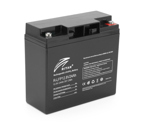 Литий-железо-фосфатный аккумулятор Ritar LiFePO4 12.8V 24Ah