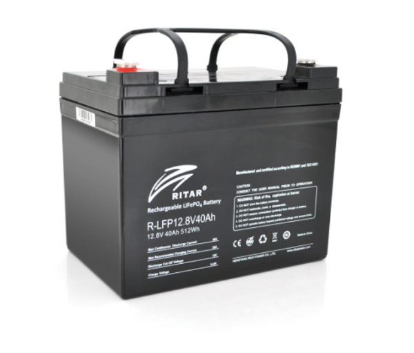 Литий-железо-фосфатный аккумулятор Ritar LiFePO4 12.8V 40Ah