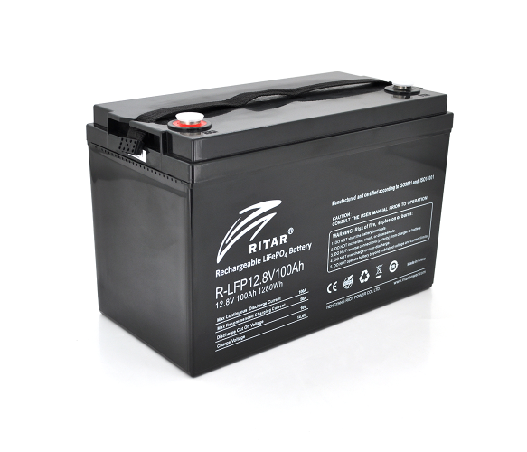 Літій-залізо-фосфатний акумулятор Ritar LiFePO4 12.8V 100Ah
