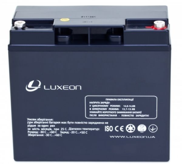 Акумуляторна батарея luxeon LX12180MG
