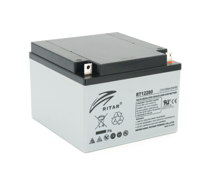 Акумуляторна батарея Ritar AGM RT12280 L5 12V 28Ah