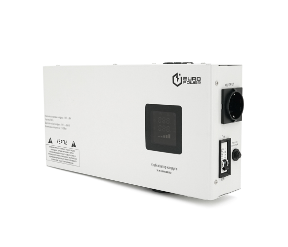 Стабілізатор напруги релейний Europower SLIM-3000SBR LED 3000VA 2700W
