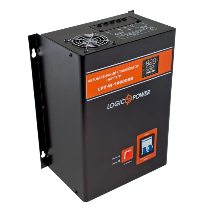 Стабілізатор напруги LogicPower LPT-W-10000RD BLACK (7000W)