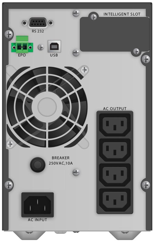 ДБЖ On-Line PowerWalker VFI 1000 TG IEC (10122041)