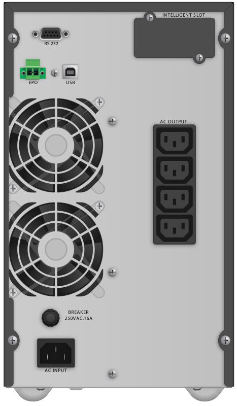 ДБЖ On-line PowerWalker VFI 2000 TGB (10122099)